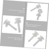 SHINEOFI 2Pcs Toilet Seat Mounting Bolts with Washers Wear Resistant