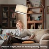 Arc Floor Lamp with Dimmer, Dimmable Floor Lamp for Living