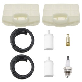 VGOL Set with 8Pcs Air Filter Replacement Kit 503814501 503814502 503814503 Compatible with Husqvarna 362 365 371 372 372XP Chainsaw Garden Power Tools Parts