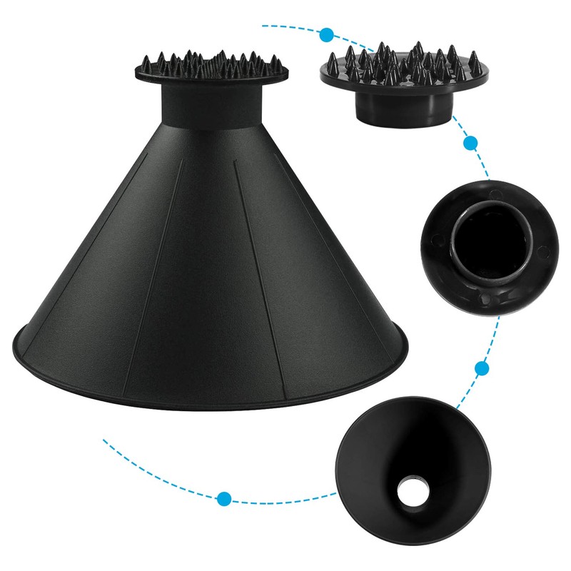 Magical Ice Scrapers for Car Windshield - 4 Pack Round
