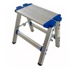 Hyper Tough Banco Aluminio Pequeño 1 Peldaño Uso Rudo Antidezlizante