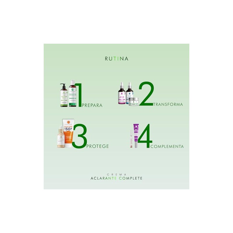 Pureza Natur Crema Facial Aclarante Paño Cara Cuerpo Humecta Aclara