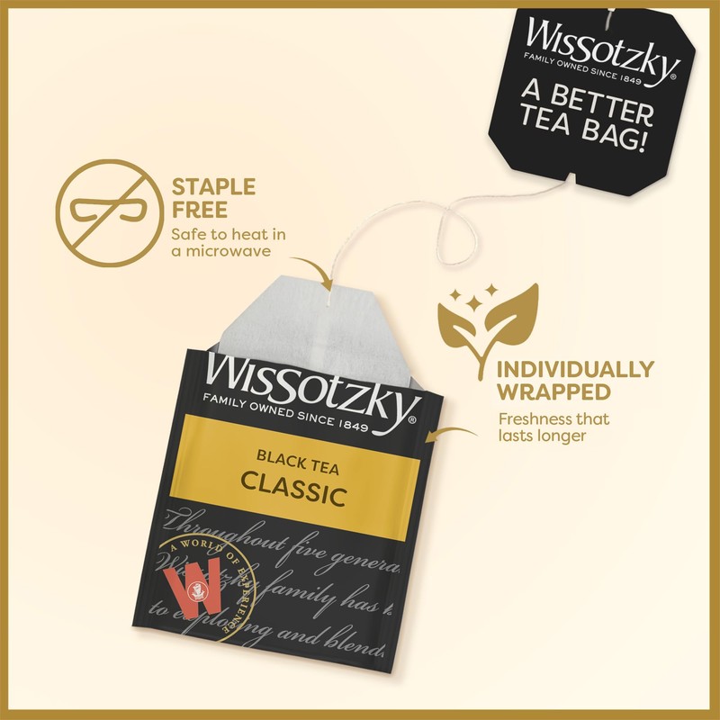Wissotzky Classic Black Tea (2 Pack - 200 Tea Bags)