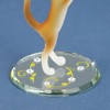 Glass Baron Tabby Cat with Butterfly Figurine