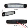 10 pcs 6 Smd Led Front White Clear Side Marker