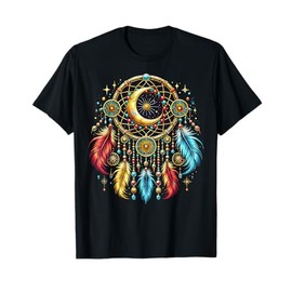 Boho Dream Catcher Feather Bohemian Indian Art Dreamcatcher T-Shirt