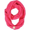 Funky Junque Kids Infinity Scarf - Solid Candy Pink