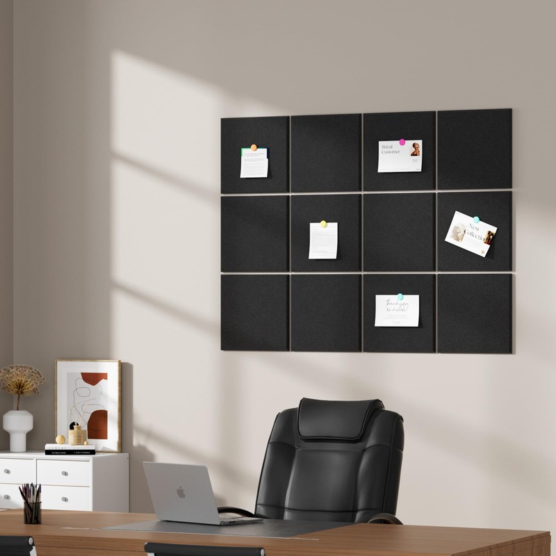 Baysola Large Cork Boards for Walls – 48" x 36"