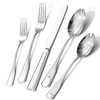 KINGSTONE 60-Piece Silverware Set, Service for 12, 18/10 Stainless Steel