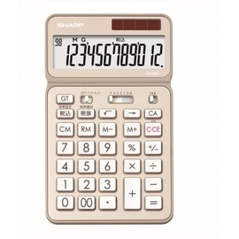 SHARP EL - VN - 82 Nice Size Model 50th Anniversary Commemoration Calculator , champagne gold