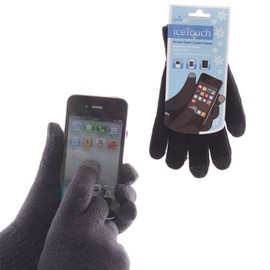 Black iceTouch Touch Screen Device Gloves