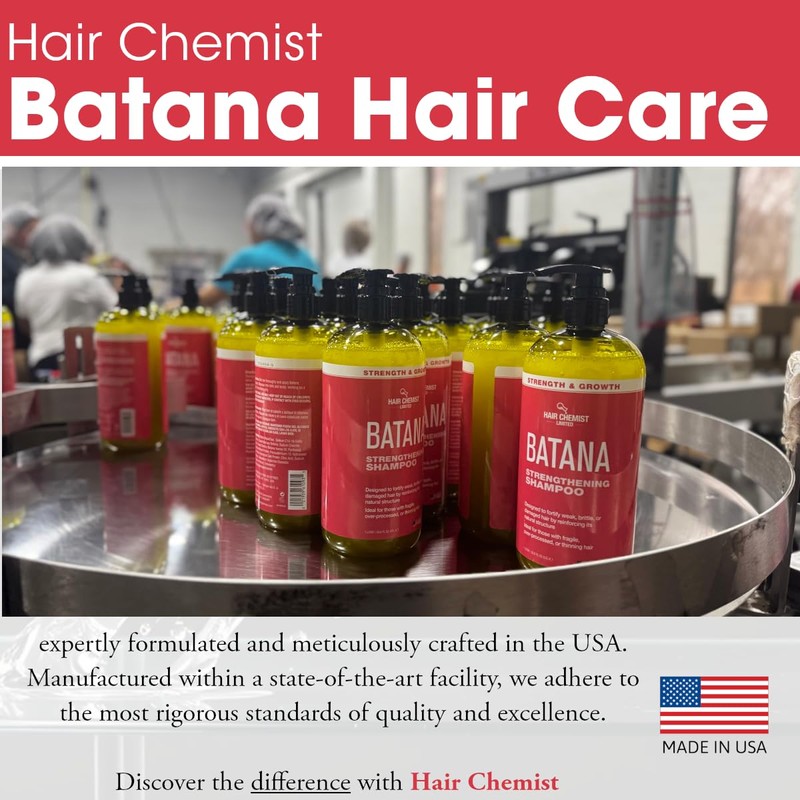 Hair Chemist Batana Strengthening Shampoo 33.8 oz. - Strengthening Batana