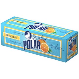 Polar Beverages Dry Juice, Orange, 12 Fluid Ounce (Pack of 12)