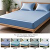 Linenwalas 100% Natural Bamboo Only Fitted Sheet With Secure Elastic