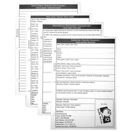 IQ Company Unisex's Ideal Compact Logbook Refill, Mixed, Large