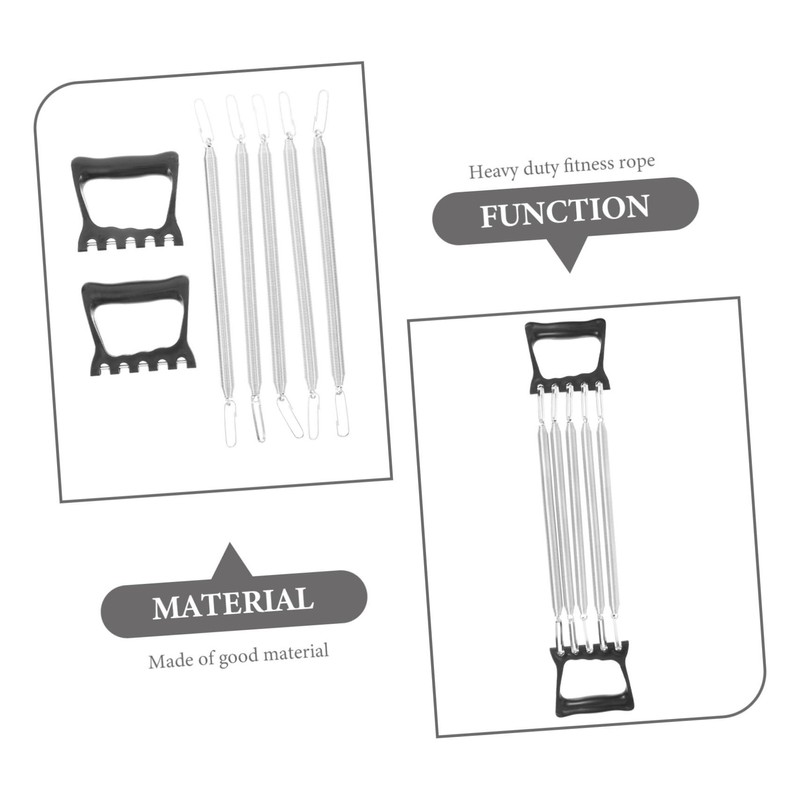 Sosoport Chest Exerciser Chest Workout Equipment Plastic Handle Spring Easy