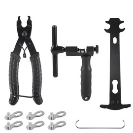 Bicycle Chain Tool Set 3 Pieces Chain Pliers Bicycle Chain Tool Set & Chain Gauge Bicycle Chains & Bicycle Chain Riveter Bicycle Chain Tool Repair Kit for 6-11 Speed Bicycle Chain