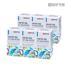 ILYANG 어골 해조 칼슘 마그네슘 비타민D 비타민K 60정 6개31908801 Egol Seaweed Calcium Magnesium Vitamin D Vitamin K 60 Tablets 6-Pack