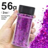 Purple - Craft Glitter - 2oz Glitter Shaker Bright Colorful