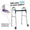 Sneaker Walker Glides for 1" Walker Tubes - Purple -