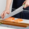 Japanese Chef Knife 9.5 inches, Professional Sushi Knife with Green