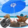 EIHI Pack of 4 Parasol Strap, Adjustable Parasol Straps, Nylon
