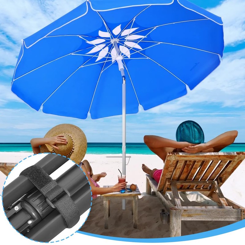 EIHI Pack of 4 Parasol Strap, Adjustable Parasol Straps, Nylon
