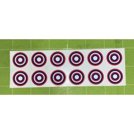 Williams Bally, Williams, Gottlieb Vinyl Pinball Target Stickers/Decal