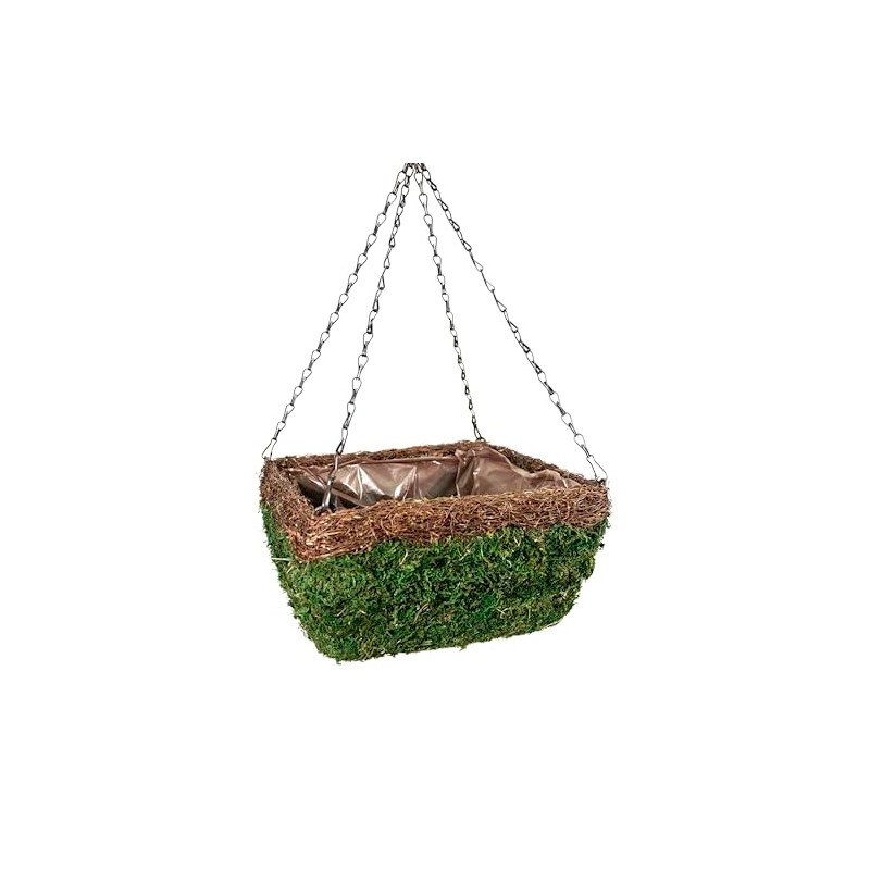 SuperMoss (29214D MossWeave Hanging Basket | Outdoor Hanging Planter with