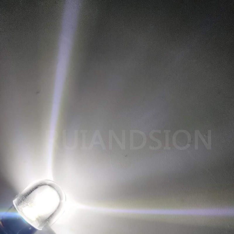 Ruiandsion LED Flashlight Bulb 6V P13.5S Base Socket White LED