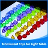 Odoorgames 60 Pieces 3D Shapes for Teaching - Geometric Solids