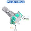 DAOKAI EC11 Digital Potentiometer, 360 Degree Rotary Encoder Module 15mm