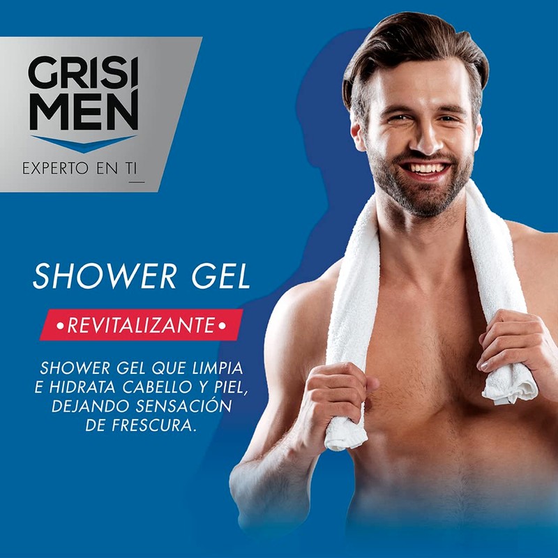 Grisi Men Shower Gel Revitalizante 450ML