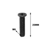 SG Store 5pcs M6 x 25 mm Drill Chuck Shank