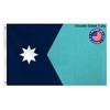 Double Sided Minnesota Flag 3x5 FT Outdoor UV Fade Resistant