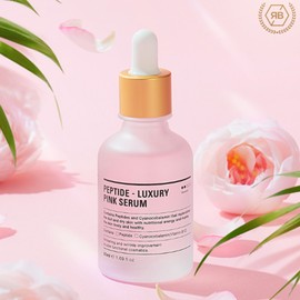 Ribble Rebloom Peptide Pink Serum 50ml Elasticity Whitening Moisture Highly Concentrated Elasticity Ampoule / 리블 리블룸 펩타이드 핑크 세럼 50ml 탄력 미백 수분 고농축 탄력앰플