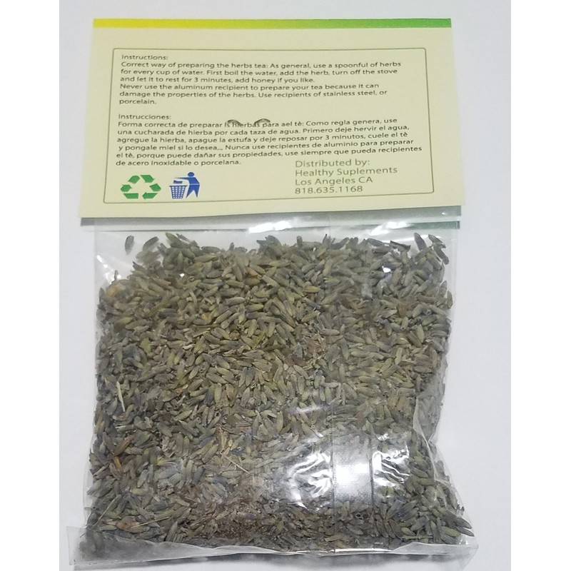 Healthy Supplements Lavanda (Alucema) Lavander Flower 1.00oz (1 of Pack)