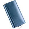 Eldita Men's Key Case, Tochigi Leather, 5 Rows, navy