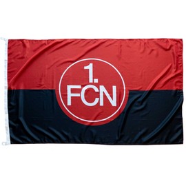 Hissfahne 1. FCN Flag Red / Black 250 cm x 150 cm
