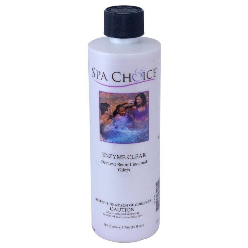 SpaChoice 1-Pint 4-Pack Premium Hot Tub Enzyme Clear, Spa Clarifier
