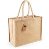 Westford Mill classic jute shopper, natural, 42 x 33 x
