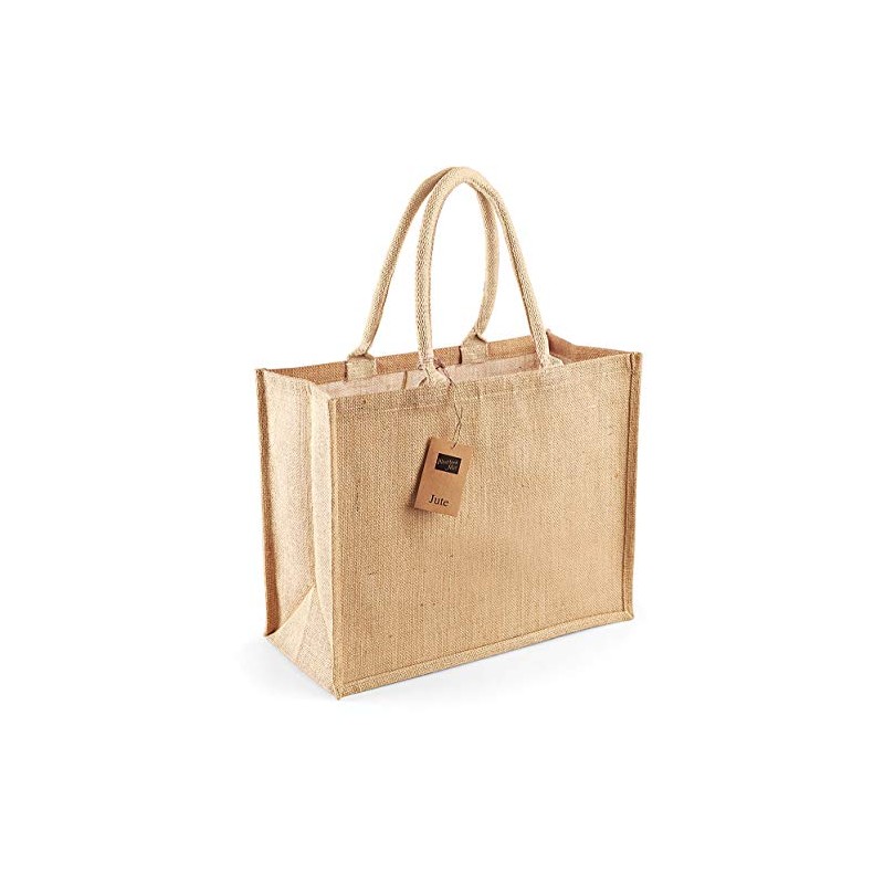 Westford Mill classic jute shopper, natural, 42 x 33 x