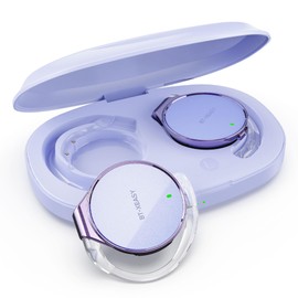 On Ear Kopfhörer Bluetooth 5.4, Noise Cancelling Open Ear Kopfhörer Kabellos, Wassertropfen geformtes Clip On Sport Headset Bluetooth mit 4 Mikrofon, Comfort Fit Ohrhörer mit Lange Akkulaufzeit