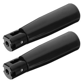 OUNONA Foldable Crank Handle 2.55 Inch Revolving Machine Grip with Rotating Handwheel for Industrial Tool Operations Compact and Portable Set of 2