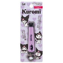 Kai KK2603 Kuromi Nail Clippers, Small, Nail Clippers, Gift, Gift, Charm, Nail Clipper, Sanrio