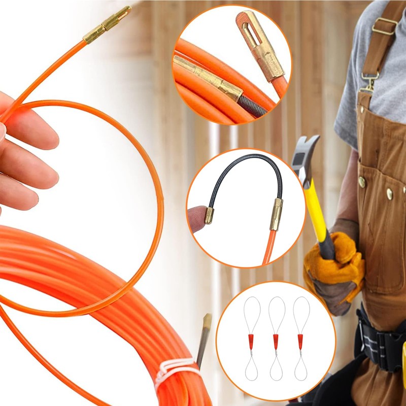 CONNECTION 30 m Cable Retraction Aid, Pull Wire for Empty