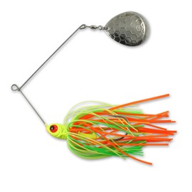 Northland Fishing Tackle Reed Runner Single Spin - Premium Spinner Baits for Freshwater - Lures for Bass, Pike, and Musky, Firetiger, 1/2 Oz