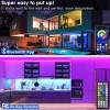 Keepsmile 100ft Led Strip Lights (2 Rolls of 50ft) Bluetooth