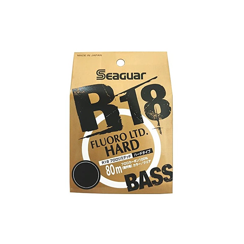 シーガー(Seaguar) ライン シーガー R-18 フロロリミテッドハード BASS 80m 4lb
