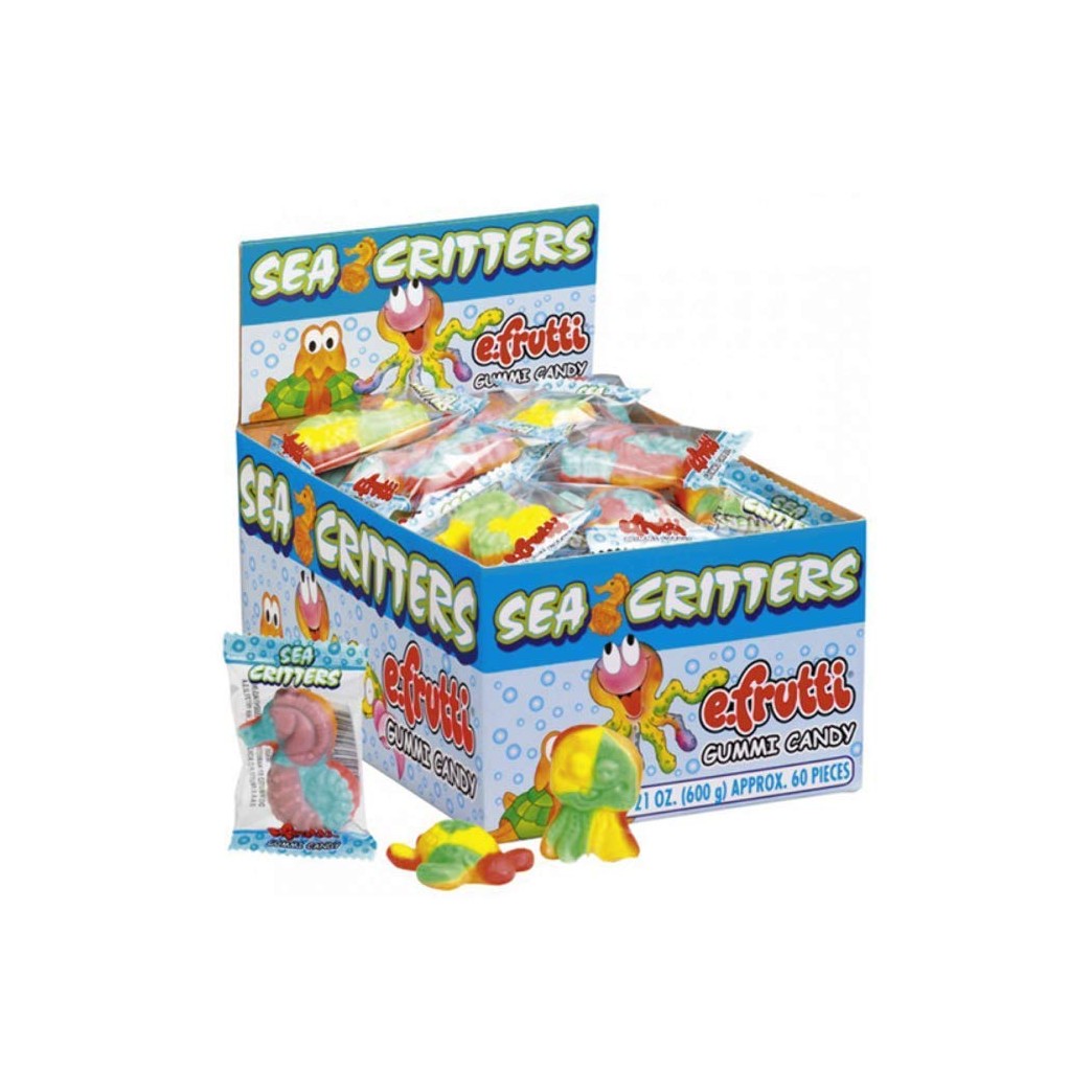 Gummy Mini Sea Critters Packs - 60 Ct. Case - PACK OF 4